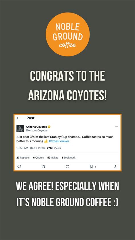 Noble Ground Coffee on LinkedIn: #noblegroundcoffee #fuelforchampions # ...