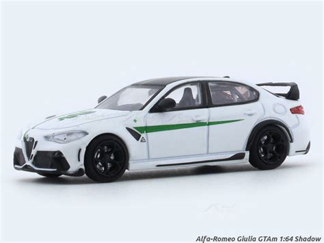 Alfa-Romeo Giulia GTAm white 1:64 Shadow diecast scale model car ...