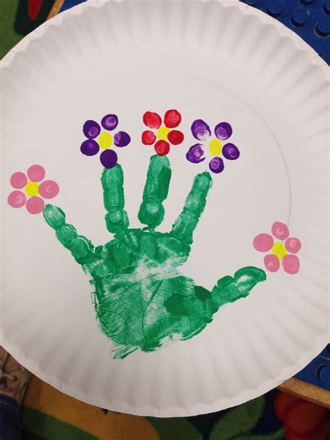Handprint Flower Template
