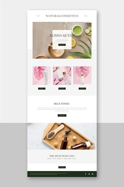 Ecommerce email template | Free Vector