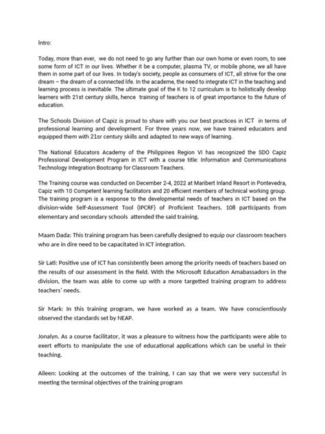 How to Make Script in ICT Subject 的图像结果