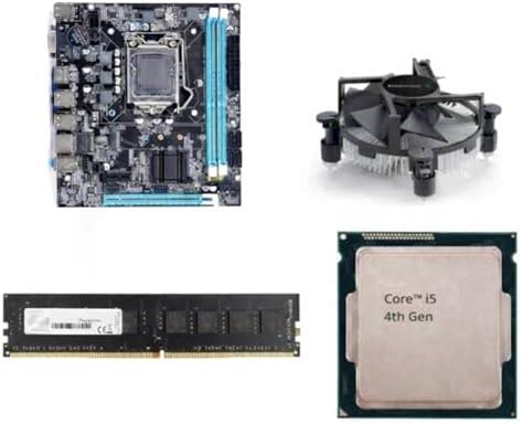Amazon.in: Buy H81 Motherboard Combo Kit with Core i5 4th Gen (Up to 3 ...