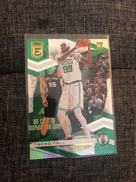 2019-20 Panini Donruss Elite Tacko Fall Rookie Card 266/299 | eBay