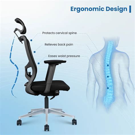 Buy Aura High Back Mesh Office Chair - Unmatched Comfort & Ergonomics