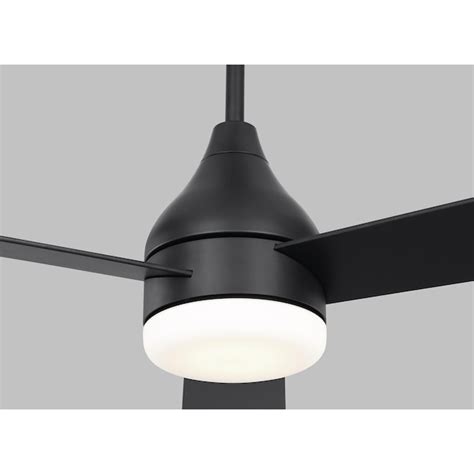 Generation Lighting Discus Classic 52-in White Integrated LED Indoor ...