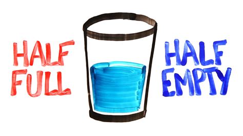 Glass Half Empty or Half Full: It’s All A Matter of Perspective