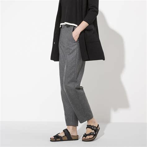 Mayari Shearling Oiled Leather Black | BIRKENSTOCK