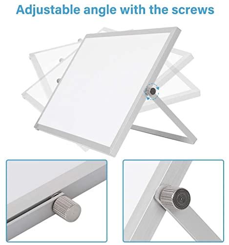 Buy Adjustable Magnetic Dry Wipe Desk Whiteboard -Royalkart