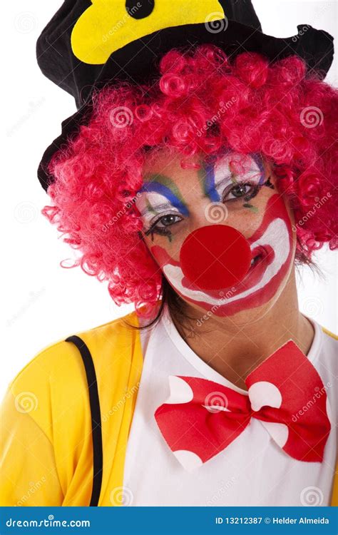 Funny clown stock image. Image of expressive, halloween - 13212387