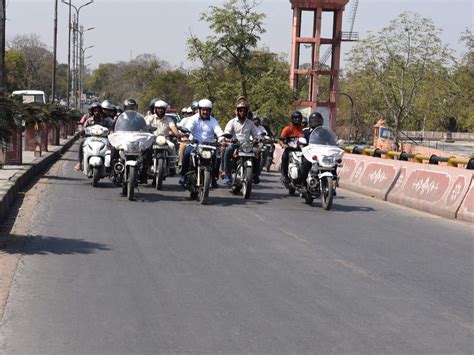 Rajasthan transport minister travels on bike to review traffic ...