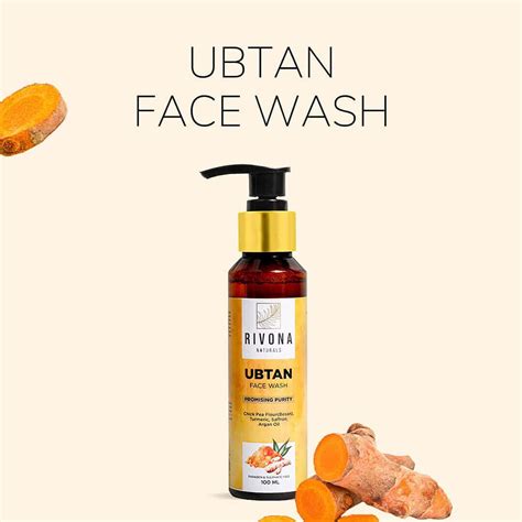 Buy RIVONA NATURALS UBTAN FACE WASH FOR ALL SKIN TYPE -100 ML Online ...