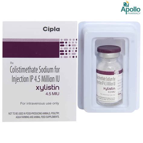 XYLISTIN 4.5MIU INJECTION | Uses, Side Effects, Price | Apollo Pharmacy