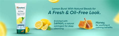 Himalaya Oil Clear Lemon Face Wash - For Oil-free Skin – Himalaya ...