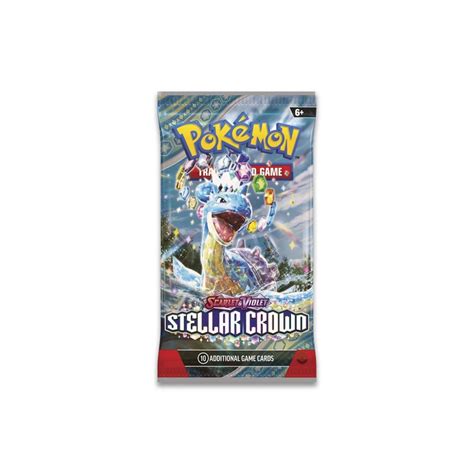 Pokémon TCG: Scarlet & Violet-Stellar Crown Booster Pack (10 Cards ...