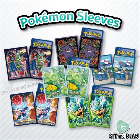 Pokemon TCG-Sleeves (1 Pack 64 Sachets) Original Copyright Card Sleeve ...