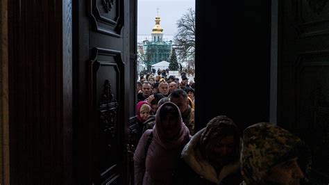 Ukrainians Celebrate Orthodox Christmas at a Holy Site Long Linked to ...