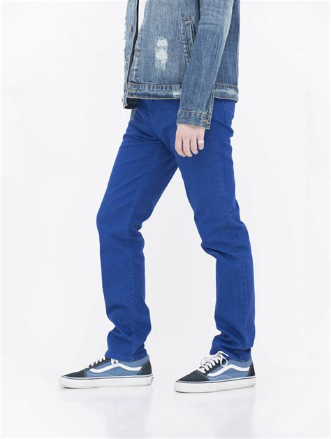 Bright Blue Jeans For Men
