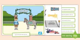 Silly Ch Sentence Cut and Stick Pictures (teacher made)