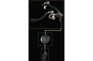 Surefire EP330 Boom Mic with Swat Ears Radio Comm System