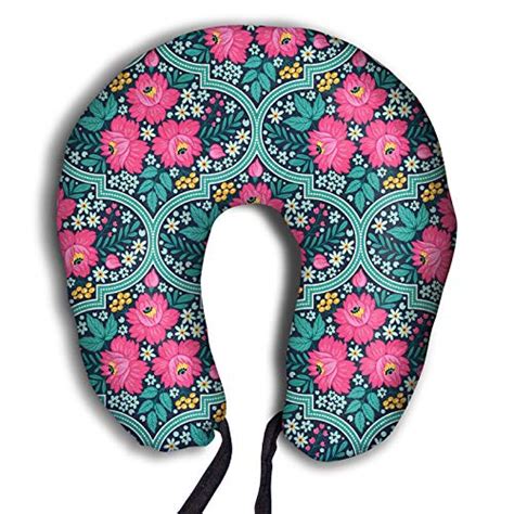 Kesar Enterprises Printed U Shape Travel Neck Pillow - 16"x16 ...