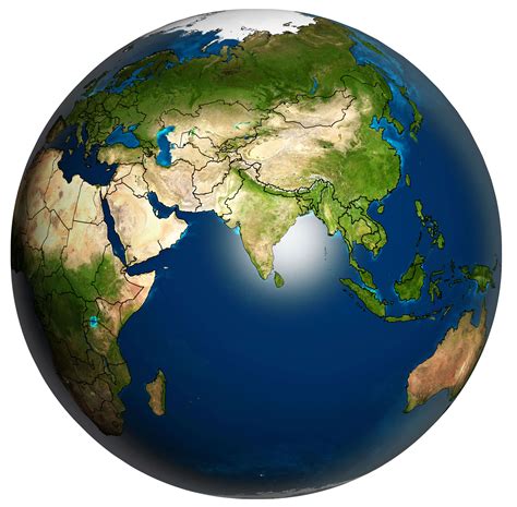 Map of Asia - Guide of the World