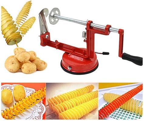 Buy 3 in 1 Kitchen Sink Stainless Steel Potato Carrot Slicer Spiral ...