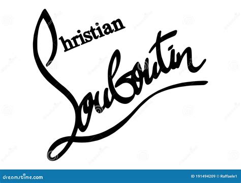 Christian Louboutin Logo stock illustration. Illustration of collection ...