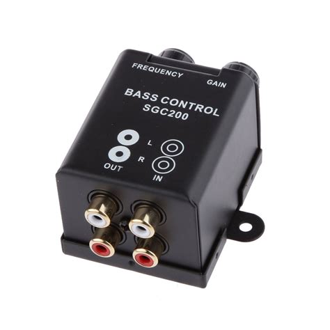 Generic Subwoofer Bass Remote Volume Control Knob RCA Level Frequency ...