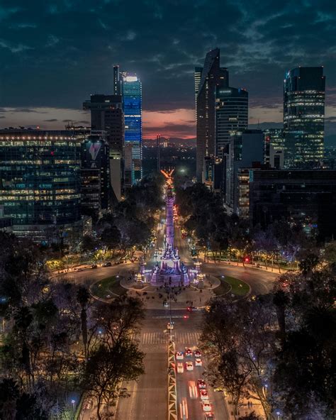 Mexico City At Night
