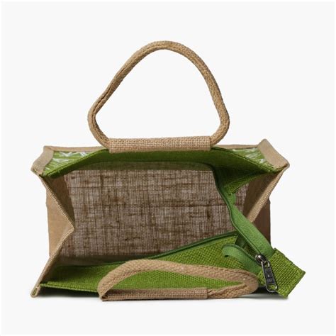 Buy Bicycle Print Small Jute Bag from Home Centre at just INR 199.0