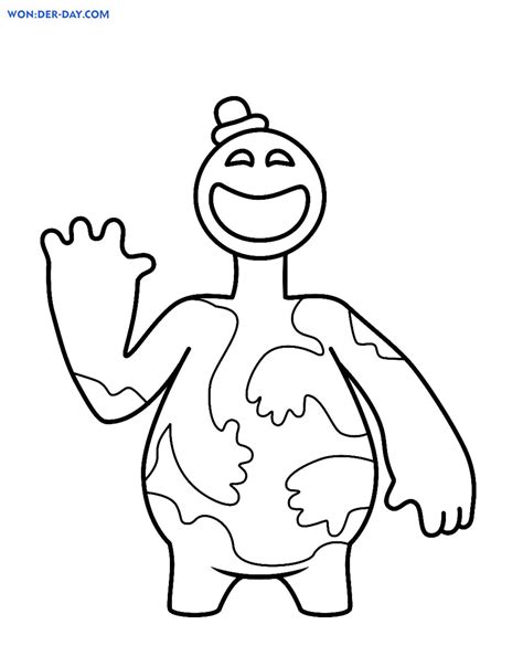 Poppy Playtime Coloring Pages Doey