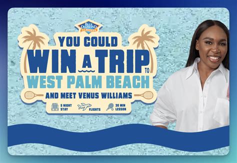 Blue Diamond Venus Instant Win Game (1,501 Winners) | FreebieShark.com