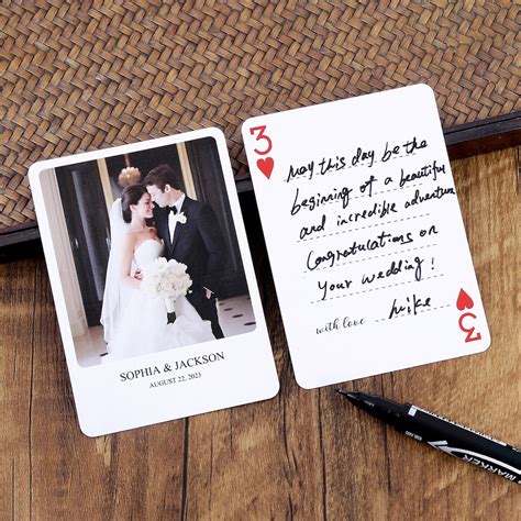 Custom Guest Book Playing Cards, Wedding Guest Book Alternative ...