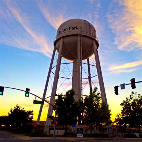 McClellan Park Water Tower in Sacramento, California