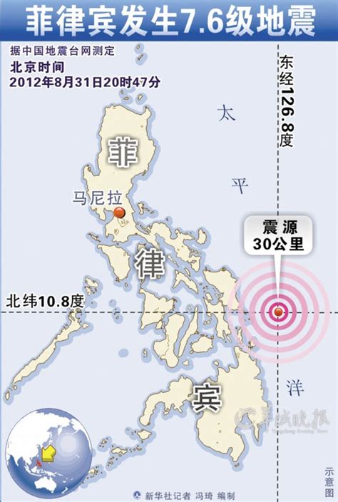 菲律宾东部海域7.6级地震(图)-搜狐滚动