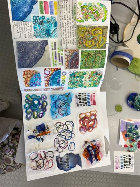 Textiles Sketchbook Examples 的图像结果