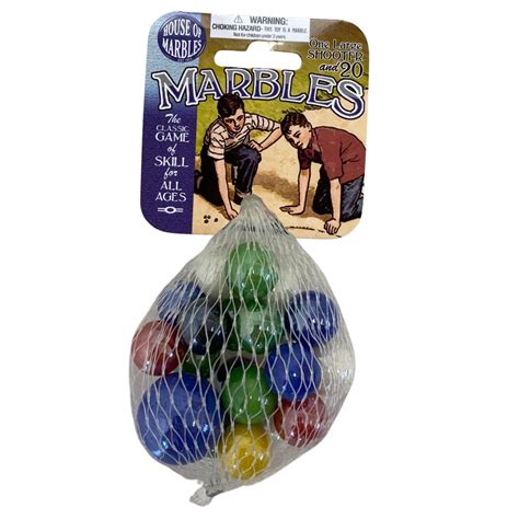 Classic Net Bag of Marbles Counter Display – House of Marbles Australia