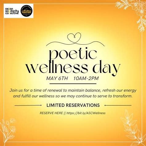 Poetic Wellness Day , Chula Vista, California, 6 May 2023 | AllEvents.in