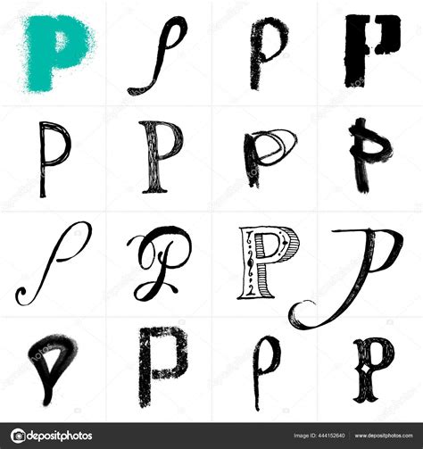 The Letter P In Different Fonts