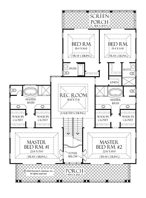 Country Home Plan with 4 Bedrooms and 5 Bathrooms