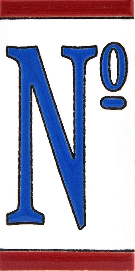 Buy House letters 4 inch. Handpainted house letter tiles for signs ...