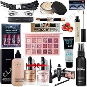 Womens Foundation, Highlighter, Eyeliner, Mascara, Eyebrow Pencil ...