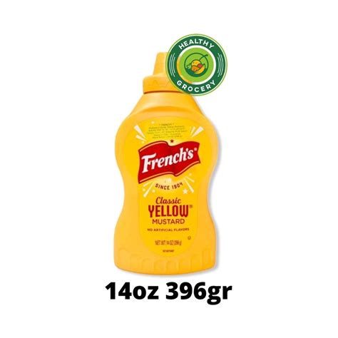 Jual French Classic Yellow Mustard 14oz 396gr / FRENCH'S Classic Yellow ...