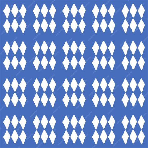 Premium Vector | Geometric Blue Diamond Tile Pattern