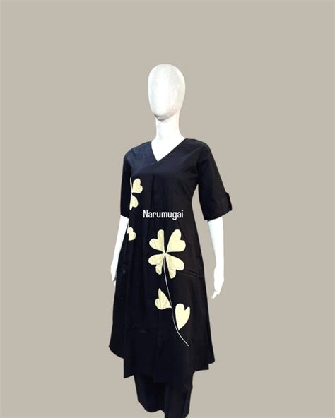 Cotton A- Line Kurti with Pant – Narumugai Clothing