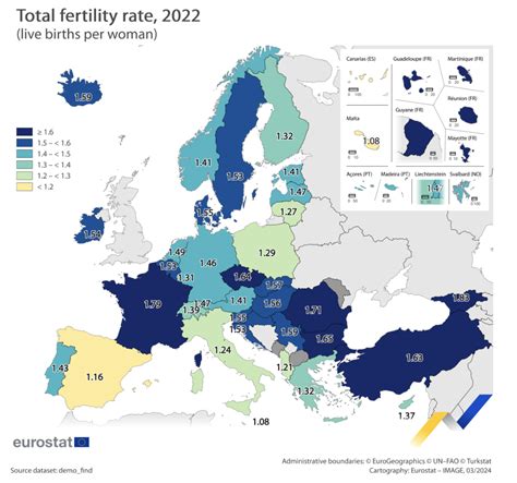 COMPARE: Where in Europe now has the lowest birth rate?