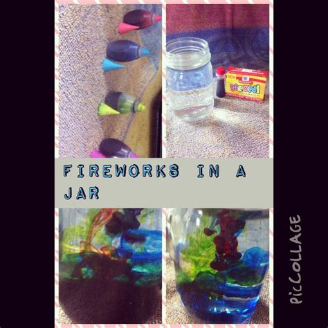 Fireworks in a jar | Fireworks, Firework nails, Jar