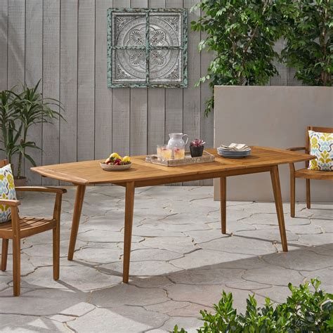 Narrow Extendable Outdoor Dining Table at Joseph Becher blog