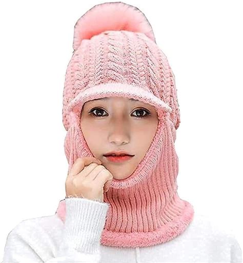 Buy Woolen Monkey Cap for Men and Women Winter Hat Soft Fleece Fur ...