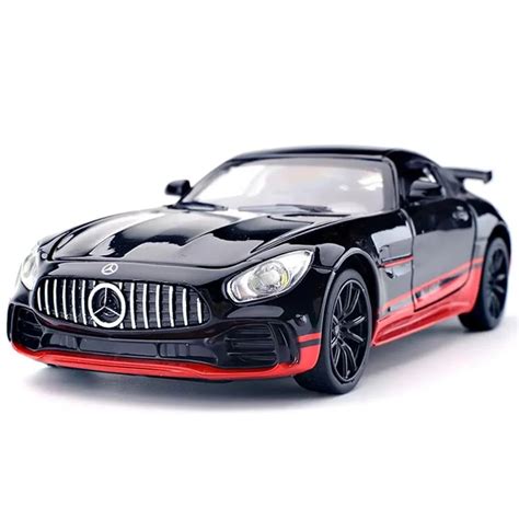 1:24 Mercedes-Benz AMG GT-R Die-Cast Alloy Model Car – Pull Back Toy C ...